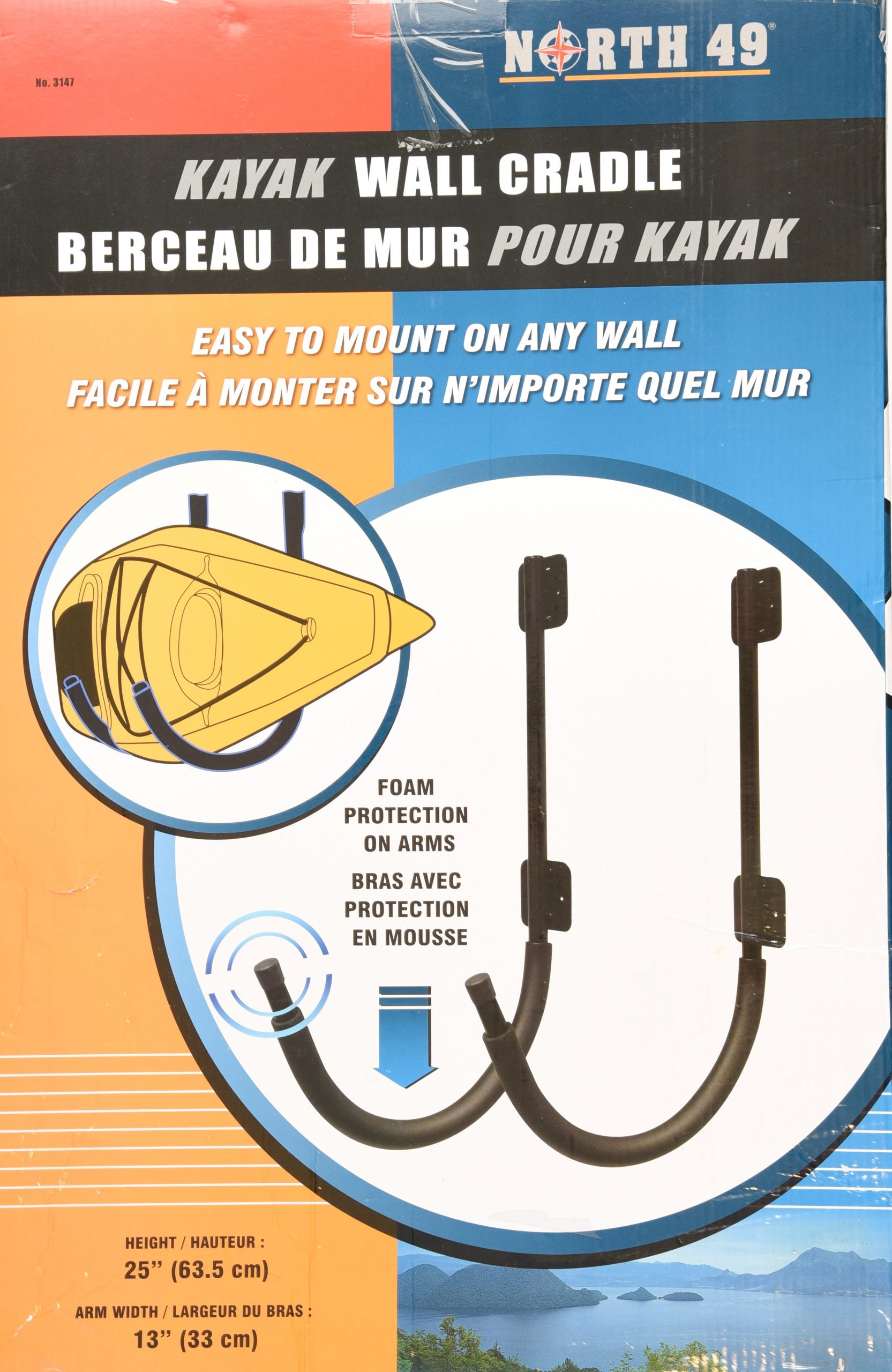 Kayak Wall Cradle GearTower